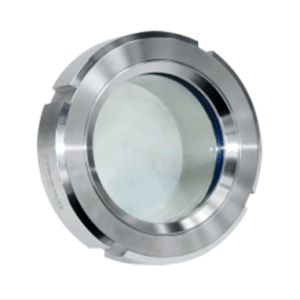 Vidro de inspeção tipo união