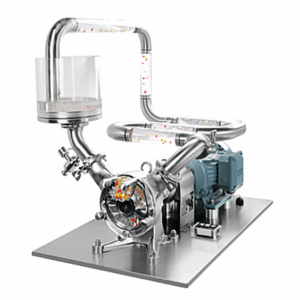Bomba senoidal com motor de velocidade fixa