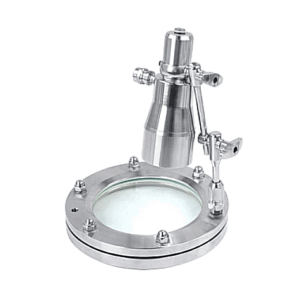 Visores de flange com luz multiangular de 24 V CC