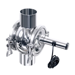 Visor de Fluxo Cruzado (Quatro Vias) com Iluminação em Inox – Série PX-4WSG