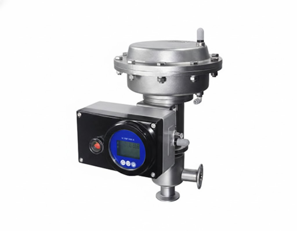Válvula de controle proporcional inteligente série PX-IPCV com posicionador Modbus e atuador IP68 para automação industrial de alta precisão