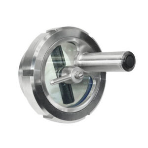 Visor de Fluxo Tipo União com Iluminação DC 24V e Raspador Limpador – Série PX-USG-DC